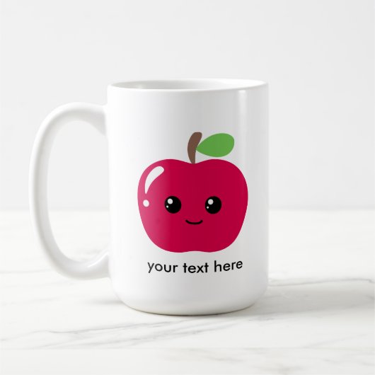 かわいいApple コーヒーマグカップ (左)