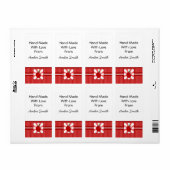 かわいいApple (Boy) ラベル (フルシート)