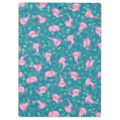 かわいいAxolotlの海クリップボード クリップボード (裏面)