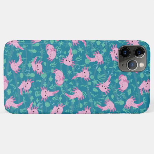 かわいいAxolotl海iPhone / iPadケース Case-Mate iPhoneケース (裏面(横))