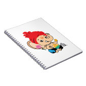 かわいいBal Ganesh Ganapathyのベビーのヒンズー教の神 ノートブック (右側)