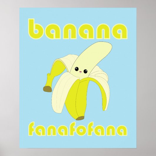 かわいいBanana Fanaofanaポスター ポスター (正面)