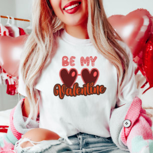 かわいいBe My Valentine Tシャツ