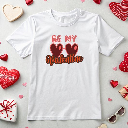 かわいいBe My Valentine Tシャツ