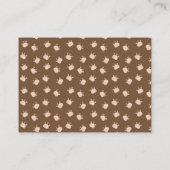 かわいいbearly待ちテディベアブブックのためのベビー エンクロージャーカード (裏面)