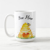 かわいいBee Mine コーヒーマグカップ (左)
