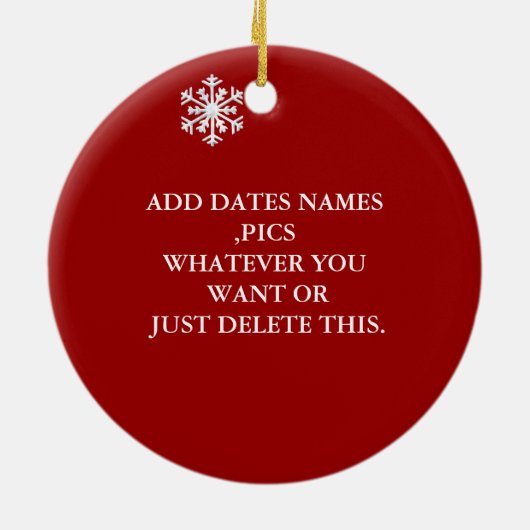 かわいいBFFのソックス猿の円形のオーナメント2018年 セラミックオーナメント (裏面)