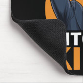 かわいいBitcoin King Trump Crypto Shades Bitcoin Ev マウスパッド (コーナー)