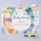 かわいいBOHOベビーシャワーカスタム 薄葉紙 (クラフト)