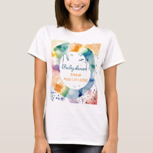 かわいいBOHOベビーシャワーカスタム Tシャツ