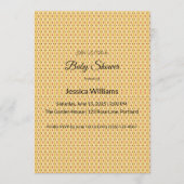 かわいいBohoベビーシャワー男女兼用、カスタマイズ可能 アドバイスカード (正面)