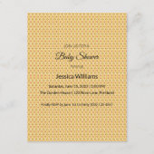 かわいいBohoベビーシャワー男女兼用、カスタマイズ可能 エンクロージャーカード (正面)