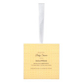 かわいいBohoベビーシャワー男女兼用、カスタマイズ可能 キューブオーナメント (右)