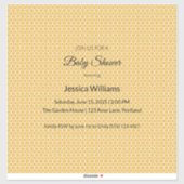 かわいいBohoベビーシャワー男女兼用、カスタマイズ可能 シール (シート)