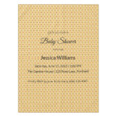 かわいいBohoベビーシャワー男女兼用、カスタマイズ可能 テーブルクロス (正面)