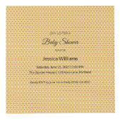 かわいいBohoベビーシャワー男女兼用、カスタマイズ可能 フォトキューブ (正面)