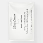 かわいいBohoベビーシャワー男女兼用、カスタマイズ可能 横断幕 (縦)