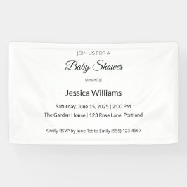 かわいいBohoベビーシャワー男女兼用、カスタマイズ可能 横断幕