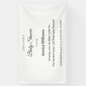 かわいいBohoベビーシャワー男女兼用、カスタマイズ可能 横断幕 (縦)