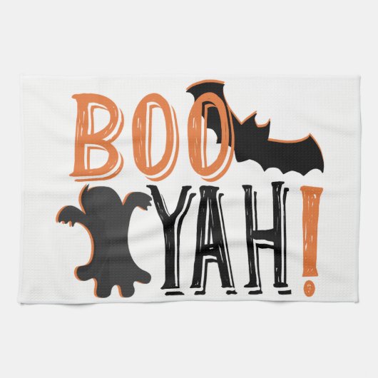 かわいいbooyahハロウィン キッチンタオル (横)