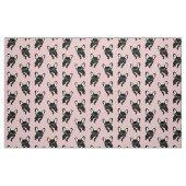 かわいいbrindle Frenchieは夢みる人です ファブリック (ファットクウォーター)