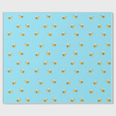 かわいいBuzzyは蜂をブンブンいう音 ラッピングペーパー (フラット)