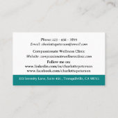 かわいいCNAナース 名刺 (裏面)