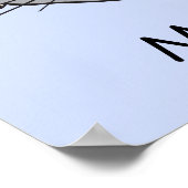 かわいいCta名前をカスタムする&カラーポスター ポスター (角)