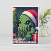 かわいいCtulhu Christmas - メリー Ctulhumas シーズンカード (スタンド正面)