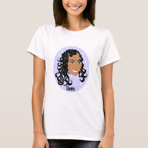 かわいいCurlyWavyHairGirl Tシャツ