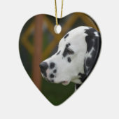 かわいいDalmatian子犬 セラミックオーナメント (左)