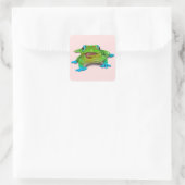 かわいいDAY GECKO スクエアシール (バッグ)