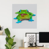かわいいDAY GECKO ポスター (ホームオフィス)