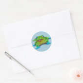 かわいいDAY GECKO ラウンドシール (封筒)