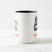 かわいいDBTラインハンライフワース | BPDセラピスト マグカップ (中央)