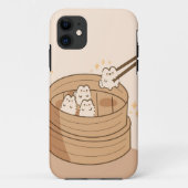 かわいいDIM合計Bunnies iPhoneケース Case-Mate iPhoneケース (裏面)