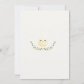 かわいいDIM餃子の誕生日パーティーの招待 招待状 (裏面)