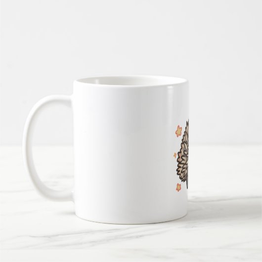 かわいいechidna コーヒーマグカップ (左)