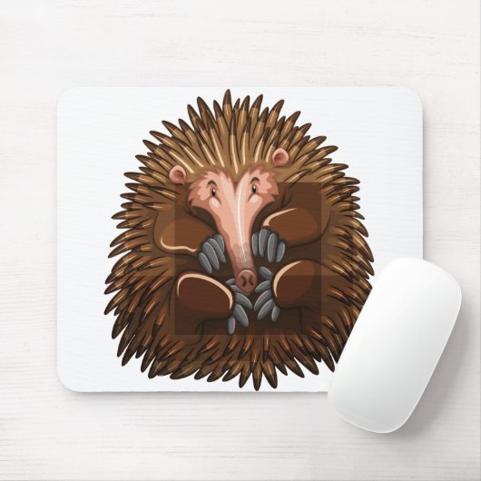 かわいいechidna マウスパッド (マウス)