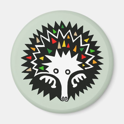 かわいいECHIDNA – 野生生物オーストラリア – 単孔類 – マグネット (正面)
