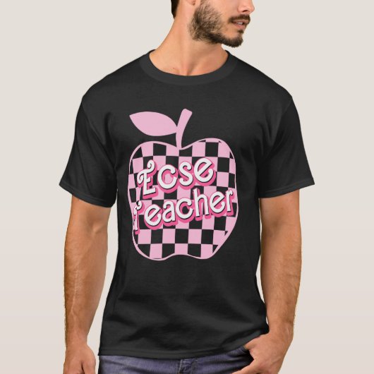 かわいいECSE感謝ウィーク新学期先生 Tシャツ (正面)