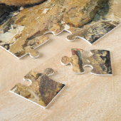 かわいいfennecの孤 ジグソーパズル (側面)