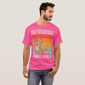 かわいいFennecキツネのためのFennecキツネファン Tシャツ (正面フル)