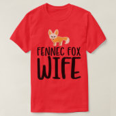 かわいいFennec For Wife Tシャツ (デザイン正面)