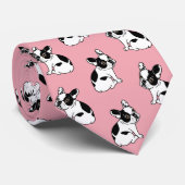 かわいいFrenchieは愛が唯一の方法であることを知っています ネクタイ (ロール)