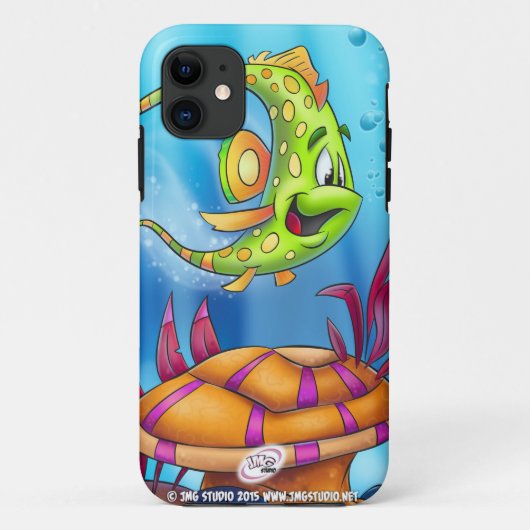 かわいいFriendFish iPhone 5ケース Case-Mate iPhoneケース (裏面)