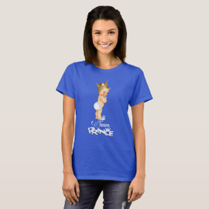 かわいいGender Revealチーム王子のベビーシャワー Tシャツ