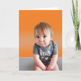 かわいいGet Well Card - Orange カード