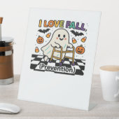 かわいいIラブ秋防止フィジカルセラピー幽霊 台座サイン (インサイチュ)