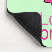 かわいいI愛お母さんのTシャツ マウスパッド (コーナー)